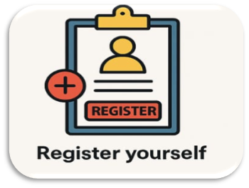 Register yourself
